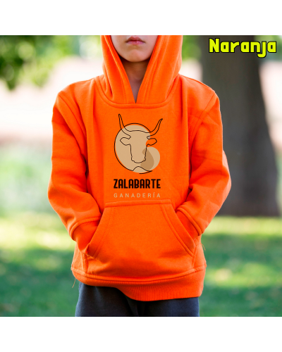 Sudadera niño con capucha ZALABARTE  La Kamiseta K Buskas