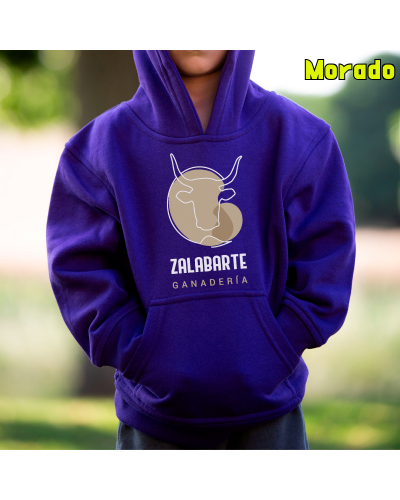 Sudadera niño con capucha ZALABARTE  La Kamiseta K Buskas