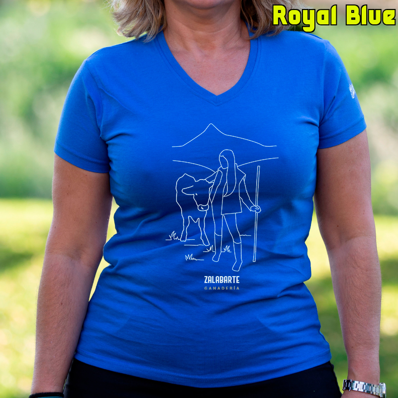 Camiseta Mujer Manga Corta -Ganadería Zalabarte