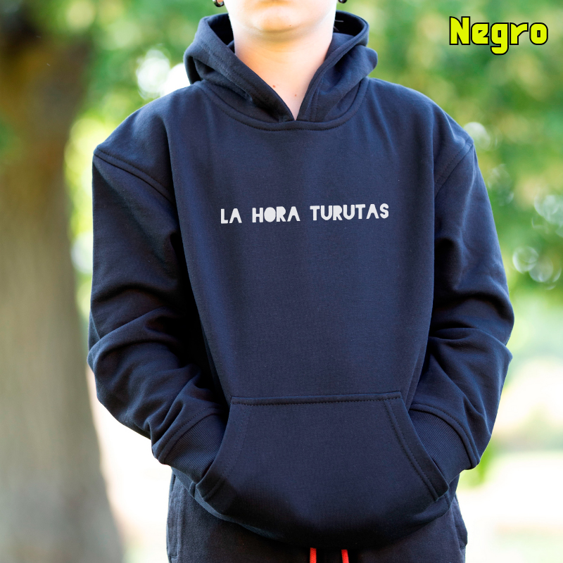 Sudadera Niño Con Capucha - La Hora Turutas