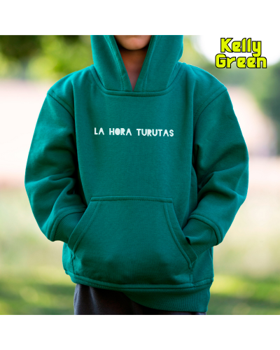 Sudadera niño con capucha LA HORA TURUTAS  La Kamiseta K Buskas