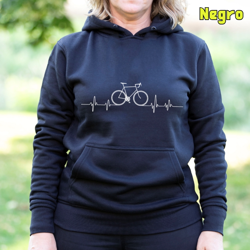 Bici Latido - Sudadera Mujer Con Capucha