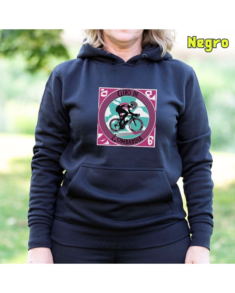 Sudadera mujer con capucha GIRO DI LOMBARDIA  La Kamiseta K Buskas