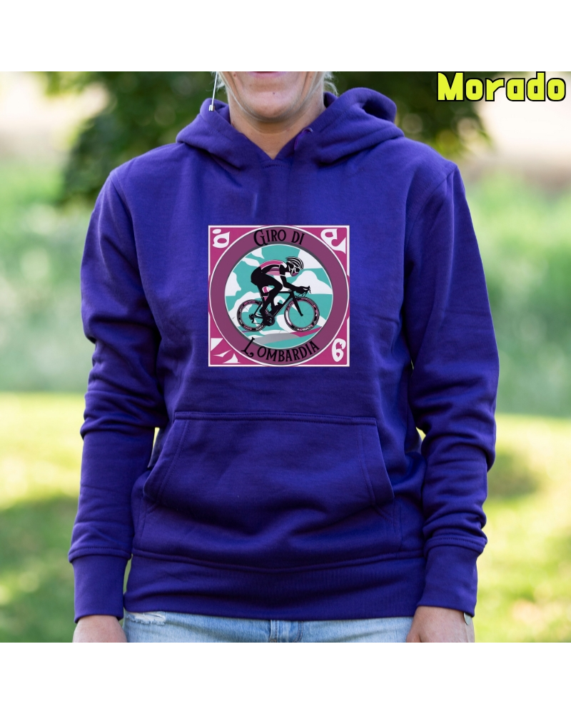 Sudadera mujer con capucha GIRO DI LOMBARDIA  La Kamiseta K Buskas