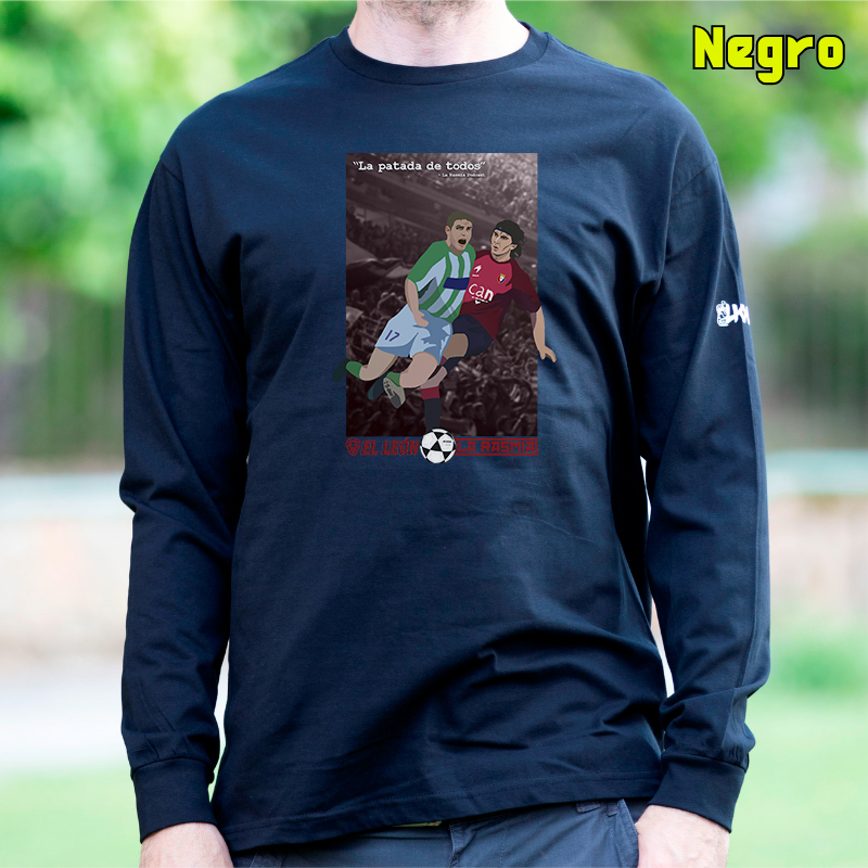 Camiseta Hombre Manga Larga - La Patada De Todos