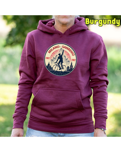Sudadera mujer con capucha 1908 MILANO SAN REMO  La Kamiseta K Buskas