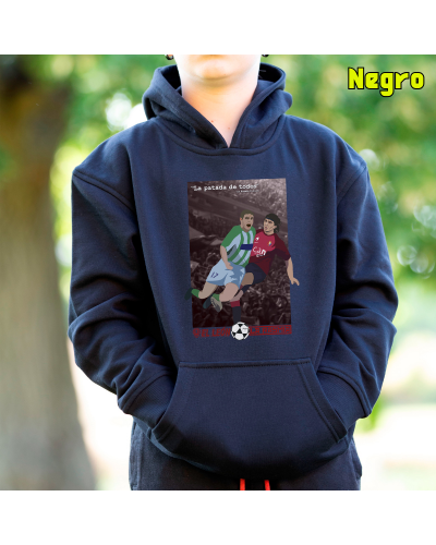Sudadera niño con capucha LA PATADA DE TODOS  La Kamiseta K Buskas