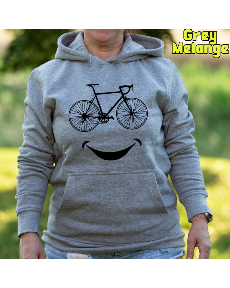 Smile Cycling - Sudadera Mujer Con Capucha