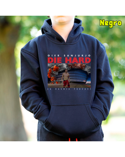 Sudadera niño con capucha DURO DE MATAR  La Kamiseta K Buskas