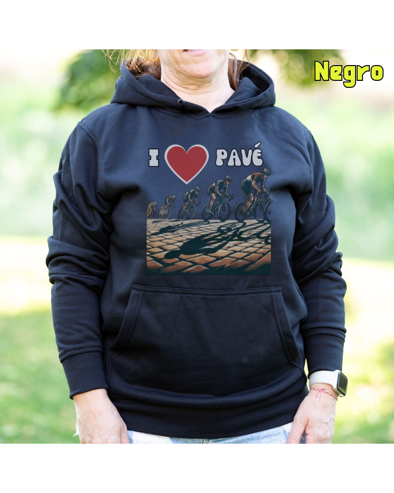 Love Pave - Sudadera Mujer Con Capucha