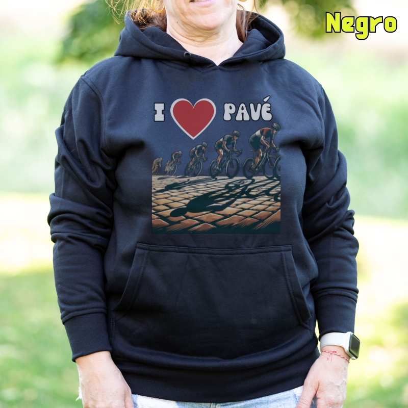 Love Pave - Sudadera Mujer Con Capucha