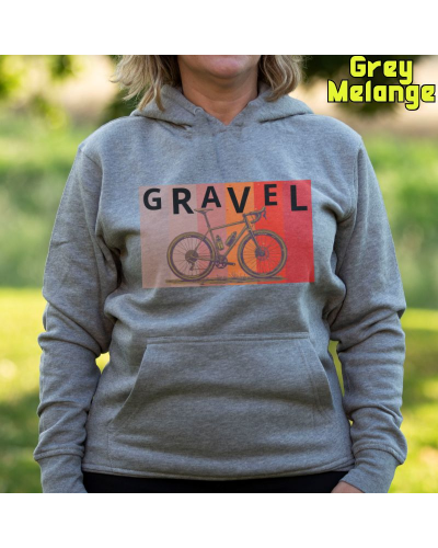 Sudadera mujer con capucha GRAVEL  La Kamiseta K Buskas
