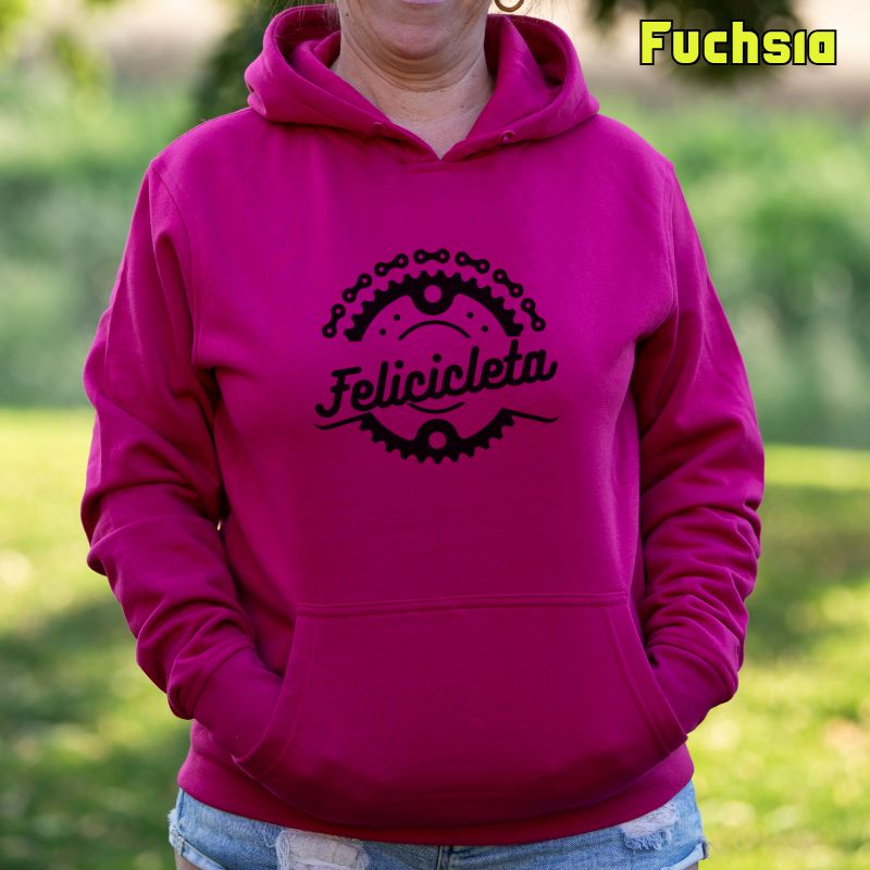Felicicleta - Sudadera Mujer Con Capucha