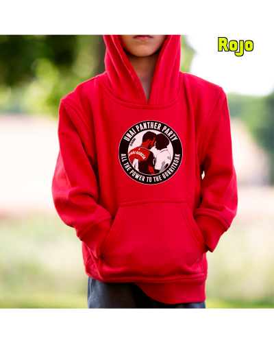 Sudadera niño con capucha UNAI PANTHER  La Kamiseta K Buskas