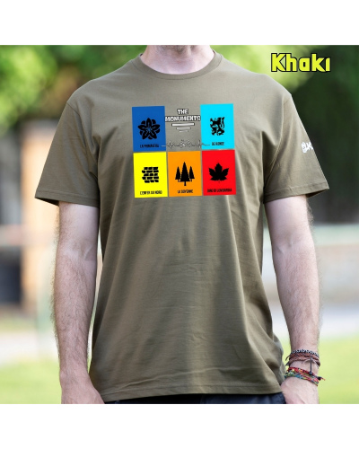Camiseta Hombre Manga Corta - The monuments