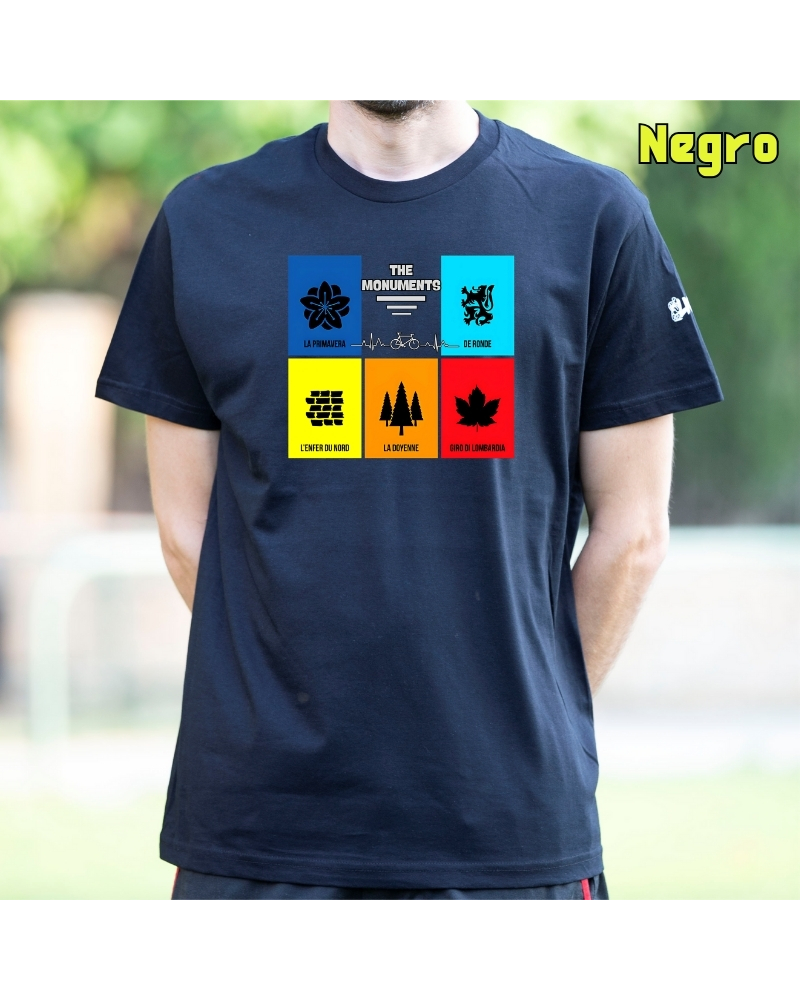 Camiseta Hombre Manga Corta - The monuments