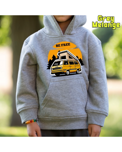 Sudadera niño con capucha Be Free