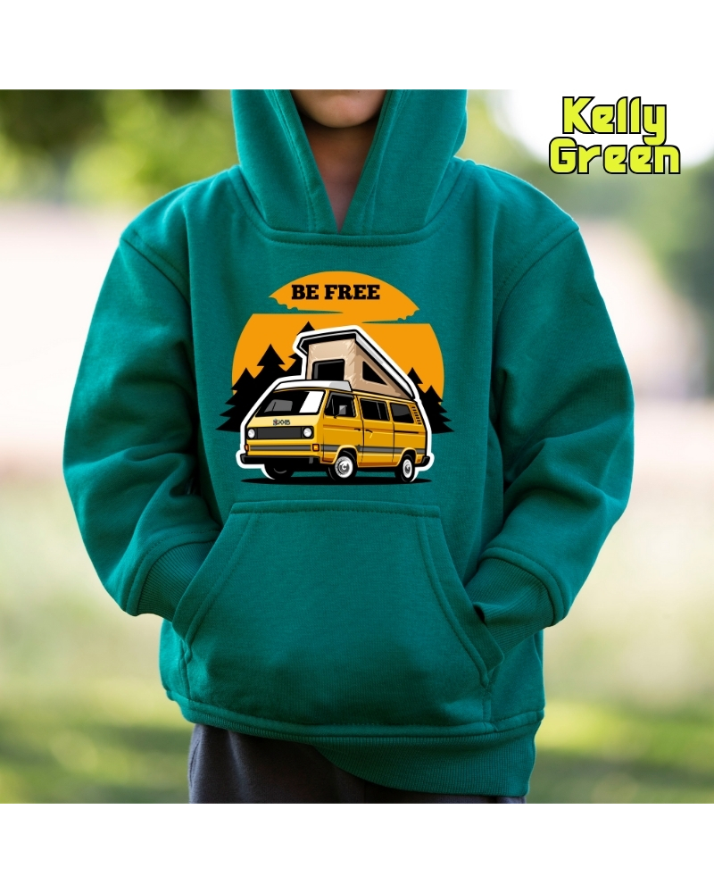 Sudadera niño con capucha Be Free