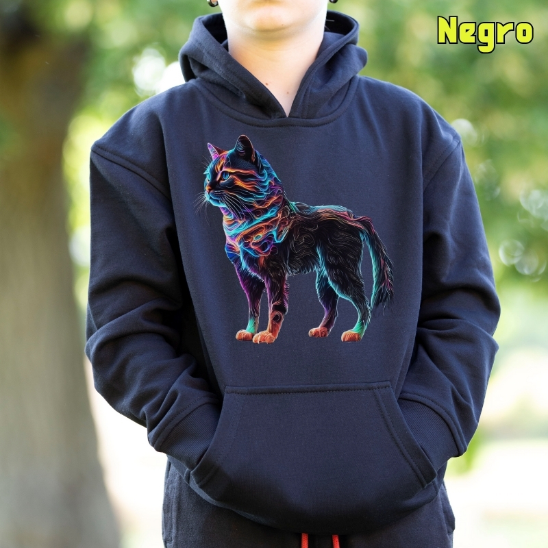 Gato - Sudadera Niño Con Capucha
