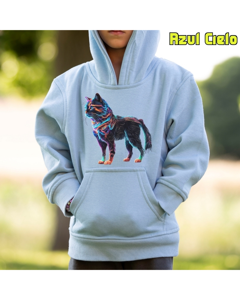 Gato - Sudadera Niño Con Capucha