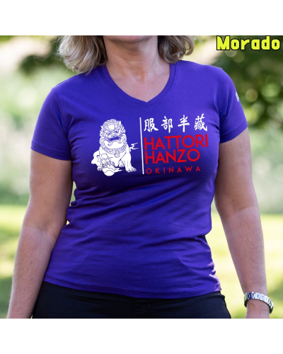 Hattori Hanzo Okinawa - Camiseta Mujer Manga Corta