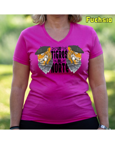 Camiseta Mujer Manga Corta - Los Tigres Del Norte