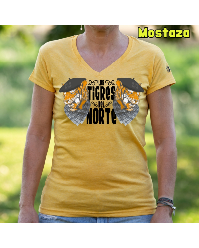 Camiseta Mujer Manga Corta - Los Tigres Del Norte