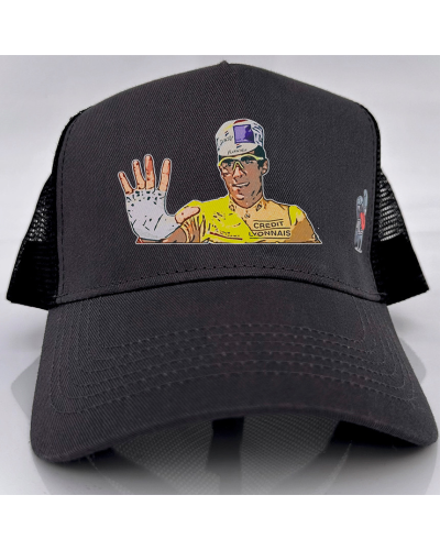 Gorra 5 TOURS - Gris/Negro
