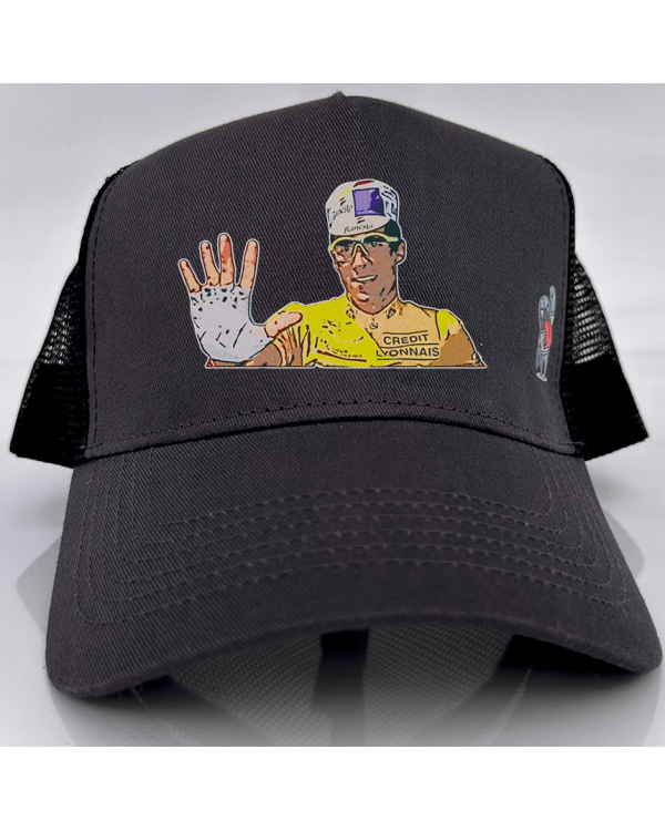 Gorra 5 TOURS - Gris/Negro