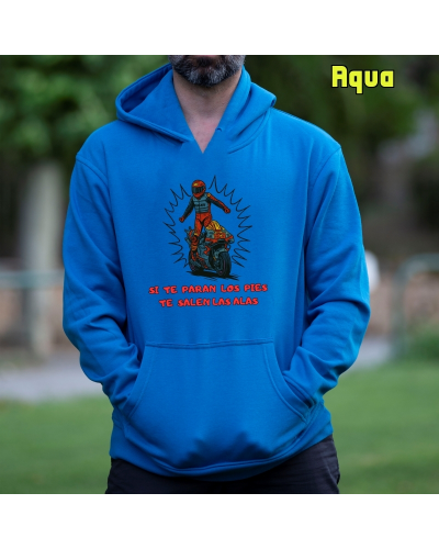 Sudadera hombre con capucha - Alas