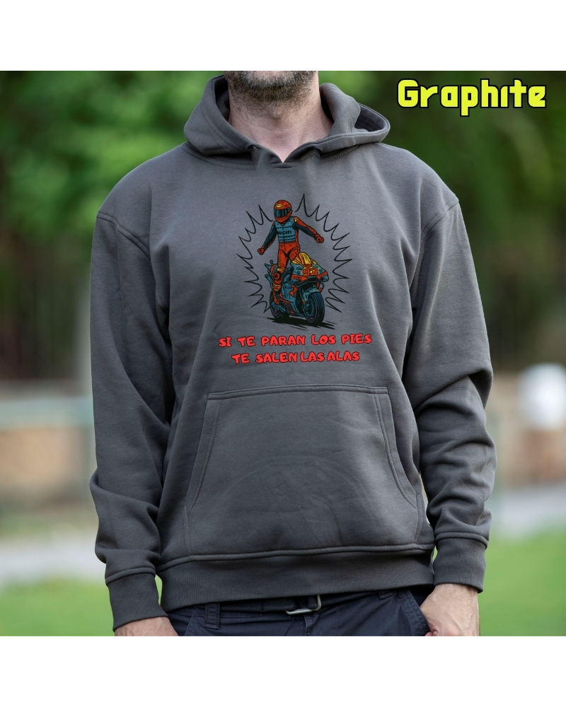 Sudadera hombre con capucha - Alas