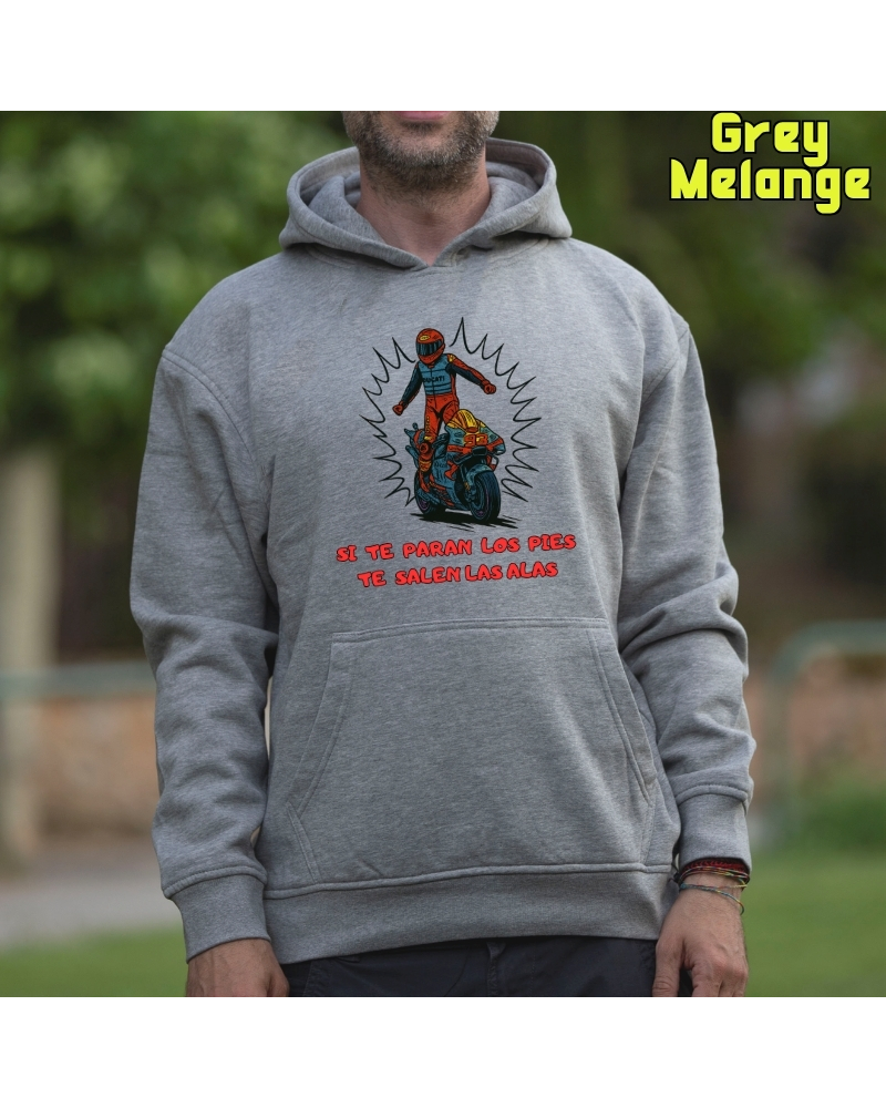 Sudadera hombre con capucha - Alas