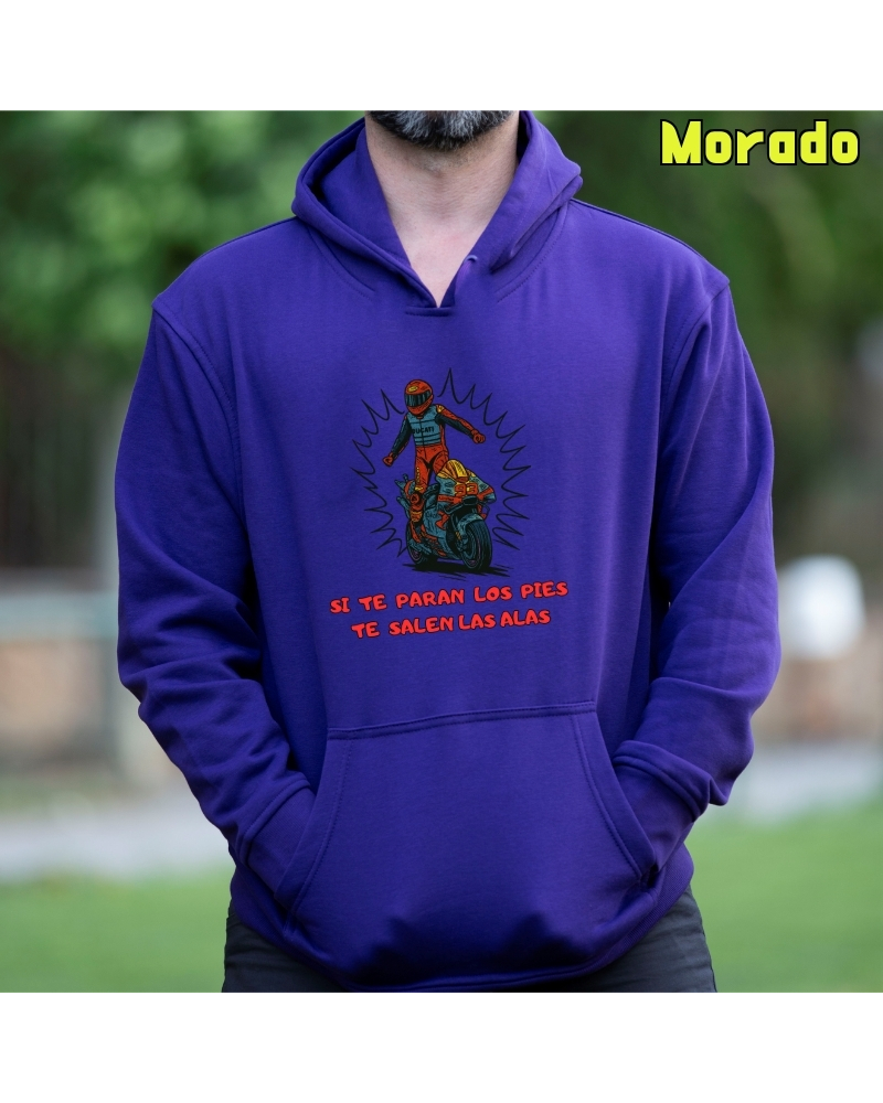 Sudadera hombre con capucha - Alas