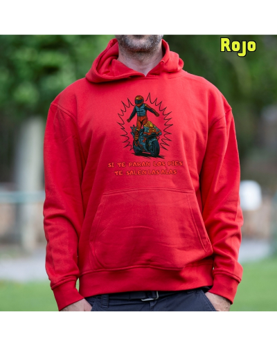 Sudadera hombre con capucha - Alas