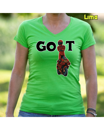 Camiseta mujer manga corta - GOAT