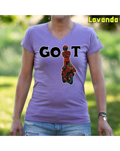 Camiseta mujer manga corta - GOAT