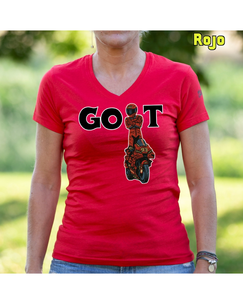 Camiseta mujer manga corta - GOAT