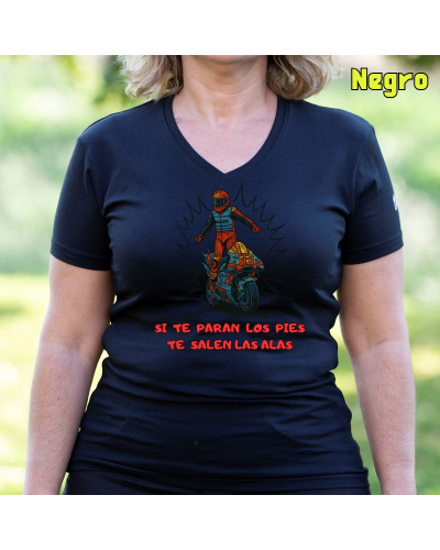 Camiseta mujer manga corta - ALAS