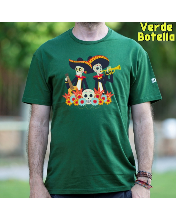 Camiseta hombre VIVA MEXICO - manga corta