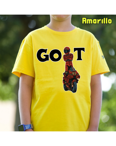 Camiseta niño manga corta - GOAT