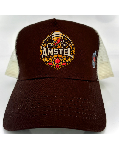 Gorra AMSTEL - Marrón/Caramelo