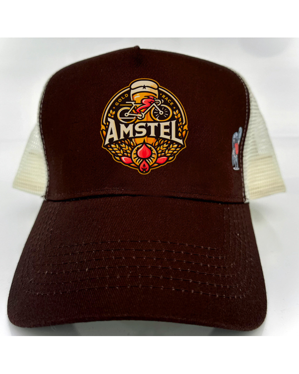 Gorra AMSTEL - Marrón/Caramelo