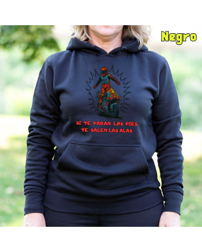 Alas - Sudadera Mujer Con Capucha