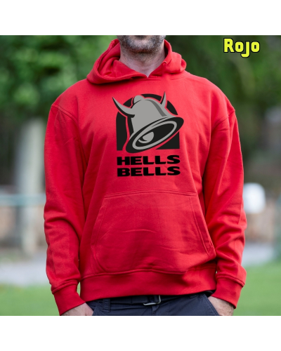 Sudadera hombre con capucha Hells Bells