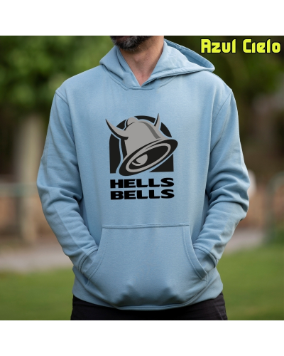 Sudadera hombre con capucha Hells Bells