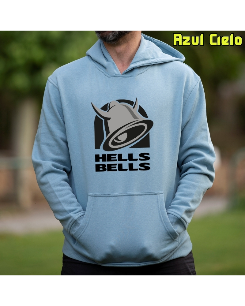 Sudadera hombre con capucha Hells Bells