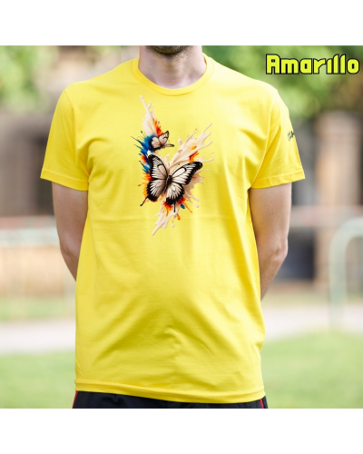 Camiseta hombre Mariposas- manga corta
