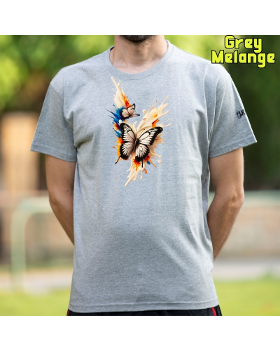 Camiseta hombre Mariposas- manga corta