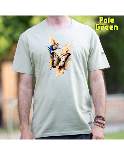 Camiseta hombre Mariposas- manga corta