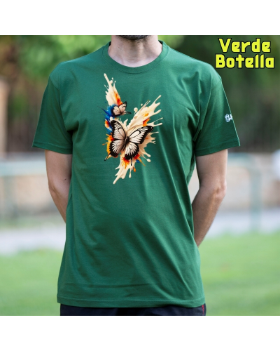 Camiseta hombre Mariposas- manga corta